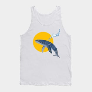 Whale splashing Tank Top